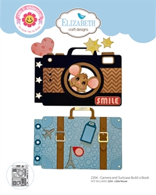 Elizabeth Crafts Die - Camera and Suitcase Build a Book