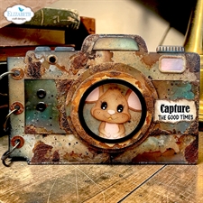 Elizabeth Crafts Die - Camera and Suitcase Build a Book