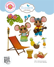 Elizabeth Crafts Die - Meet The Mice / Aloha Accessories