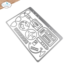 Elizabeth Crafts Everyday Memories Die Set - Rounded Travel Page 