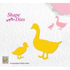 Nellie Snellen Shape Die - Geese