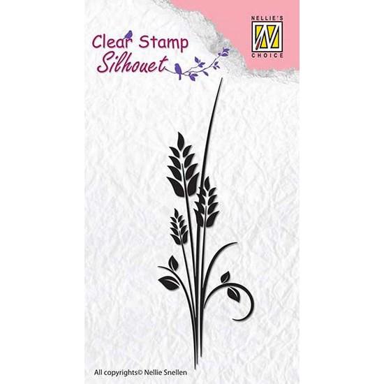 Nellie Snellen Clearstamp - Silhouet / Fantasy Flower (SIL013)