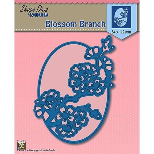 Nellie Snellen Shape Die BLUE - Blossom Branch