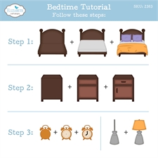 Elizabeth Crafts Die - Meet The Mice Snuggle Season / Bedtime