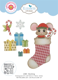 Elizabeth Crafts Die - Meet The Mice Snuggle Season / Stocking
