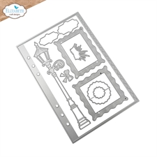 Elizabeth Crafts Everyday Memories Die Set - Wavy Page & Lamppost