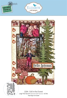 Elizabeth Crafts Everyday Memories Die Set - Fall in the Forest