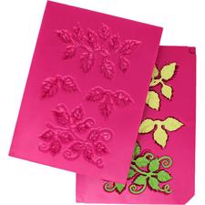 Heartfelt Creations Shaping Mold (form) - 3D Leafy Accents