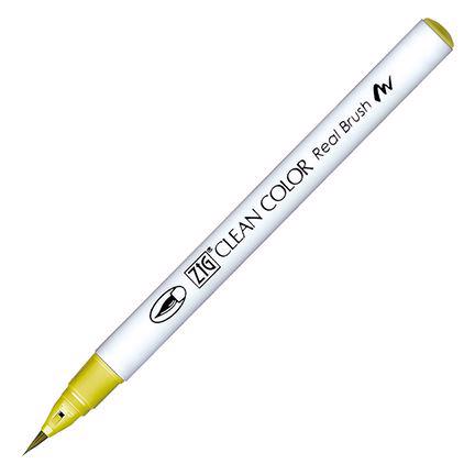 Zig Clean Color Real Brush Marker - Smoky Yellow