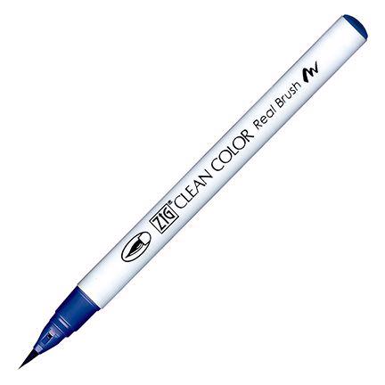 Zig Clean Color Real Brush Marker - Ultramarine Blue