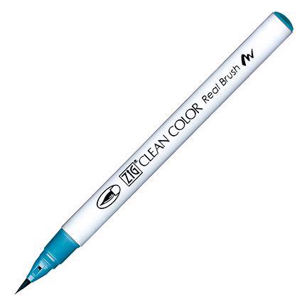 Zig Clean Color Real Brush Marker - Duck Blue