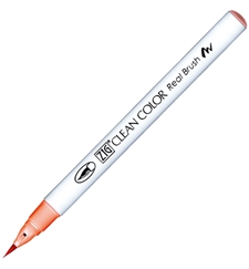 Zig Clean Color Real Brush Marker - Bright Flamingo