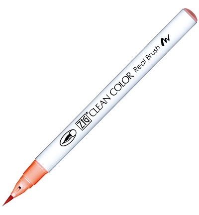 Zig Clean Color Real Brush Marker - Flamingo Red