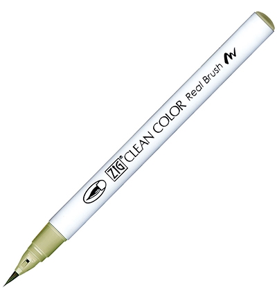 Zig Clean Color Real Brush Marker - Light Moss Green
