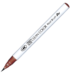 Zig Clean Color Real Brush Marker - Red Ochre