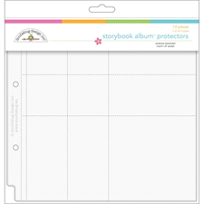 Doodlebug Page Protectors 8x8" - Mix Pack (3 Each Of All 4 Styles)