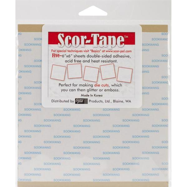 Scor-Tape - Sheets 6x6"