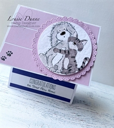 CraftAddictionUK Clear Stamp Set A5 - Ruffles and Crumpet (hund og kat)