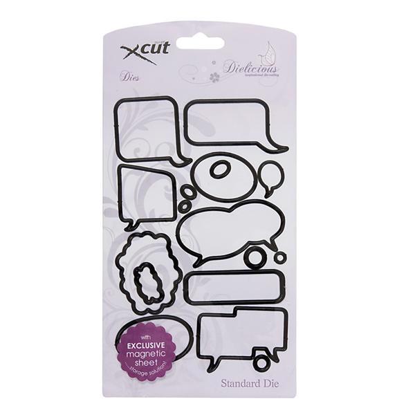 X-Cut Die Set - Speech Bubbles (17 dele)