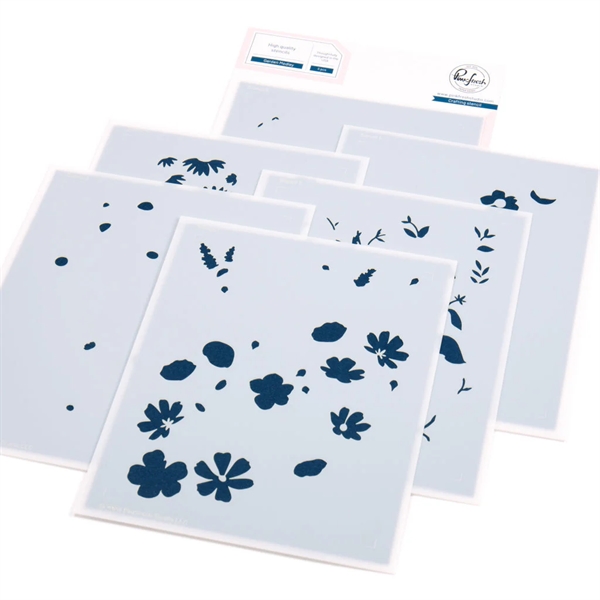 PinkFresh Studios Stencil - Garden Medley