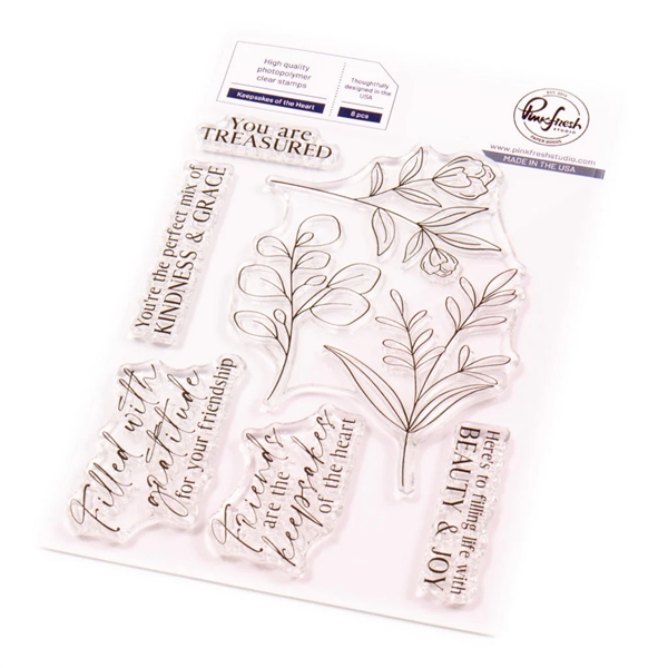PinkFresh Studios Clear Stamp - Keepsakes of the Heart