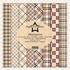 Paper Favourites - Plaid Pattern 6x6" (lille)