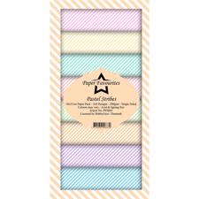 Paper Favourites - Slim Card 10x21 cm / Pastel Stripes