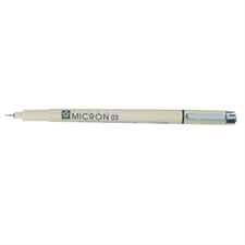 Pigma Micron 03 - 0.35 mm / Sort