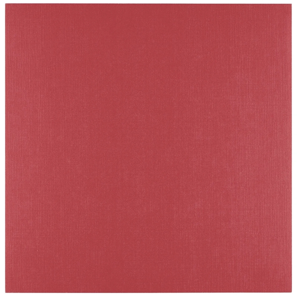 Vaessen Creative Florence Linnen Karton 250 g 12x12" - Ruby (10 ark)