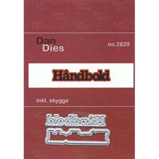 Dan Dies - Tekst / Håndbold (inkl. skygge)