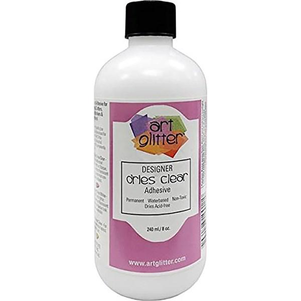 Designer Dries Clear Adhesive (Art Glitter Glue) 8 oz (Stor)