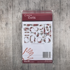 Dan Cuts - Poinsettia Labels og Kanter 1