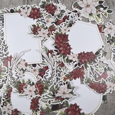 Dan Cuts - Poinsettia Labels og Kanter 2