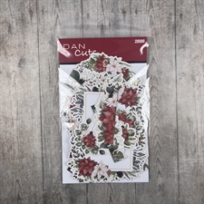 Dan Cuts - Poinsettia Labels og Kanter 2