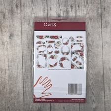 Dan Cuts - Poinsettia Labels og Kanter 2