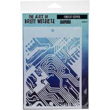 Brett Weldele Stencil - Circuit