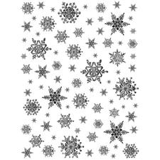 Crafty Indiviuals Umonteret Stempel - Snowflake Background