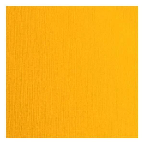 Vaessen Creative Florence Cardstock 12x12" - Canvas Texture / Saffron