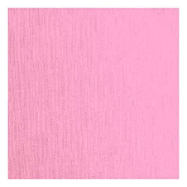 Vaessen Creative Florence Cardstock 12x12" - Canvas Texture / Pink