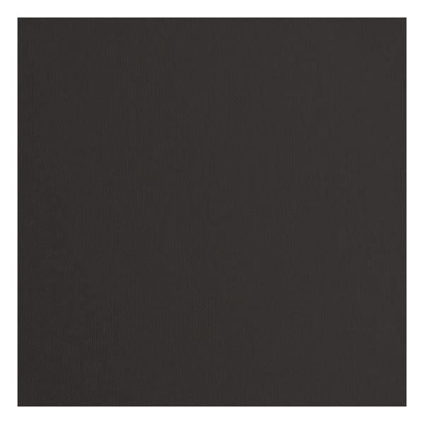 Vaessen Creative Florence Cardstock 12x12" - Canvas Texture / Black
