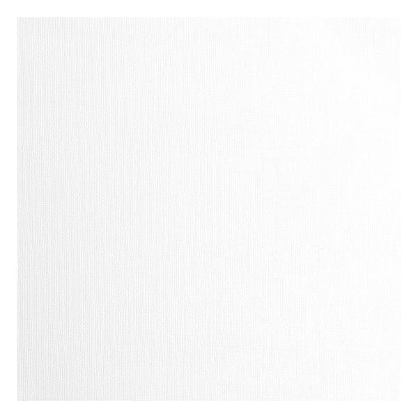 Vaessen Creative Florence Cardstock 12x12" - Canvas Texture / White