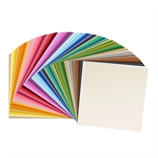 Vaessen Creative Florence 12x12" Cardstock Multipack - 100 ark Canvas Texture (MEGA pakke)