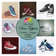 Dixi Craft Square Toppers - Sneakers