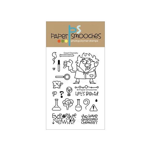 Paper Smooches Clear Stamp Set - Great Chemistry