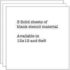 Crafters Workshop Template 12x12" - 3 Stencils for DIY