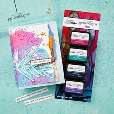 Spellbinders BetterPress Ink - Dina Wakley / Happy
