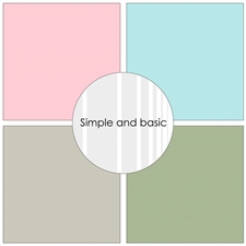 Simple and Basic Design Papers - Cozy Watercolour Christmas (lille)