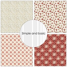Simple and Basic Design Papers - Ready for Christmas (lille)