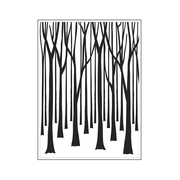 Embossing Folder - Darice / Thin Tree Trunks