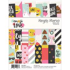 Simple Stories Paper Pad 6x8" - Emoji Love